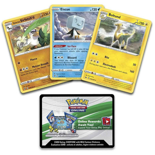 Pokemon Trading Card Game 2022 Knock Out Collection (Boltund, Eiscue & Galarian Sirfetch’d)