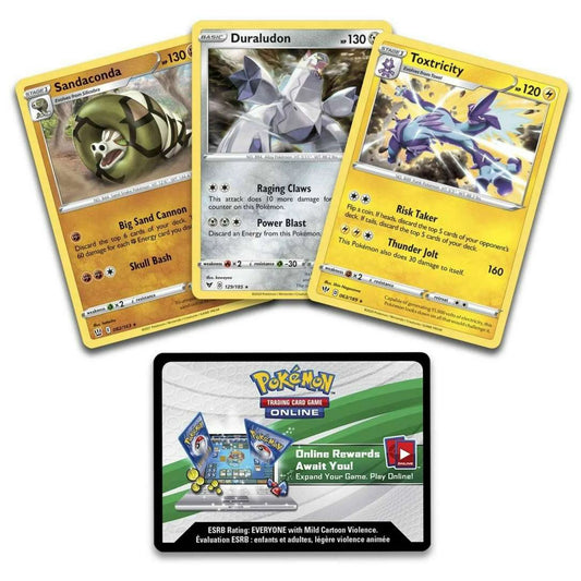 Pokemon Trading Card Game 2022 Knock Out Collection (Toxtricity, Duraludon & Sandaconda)