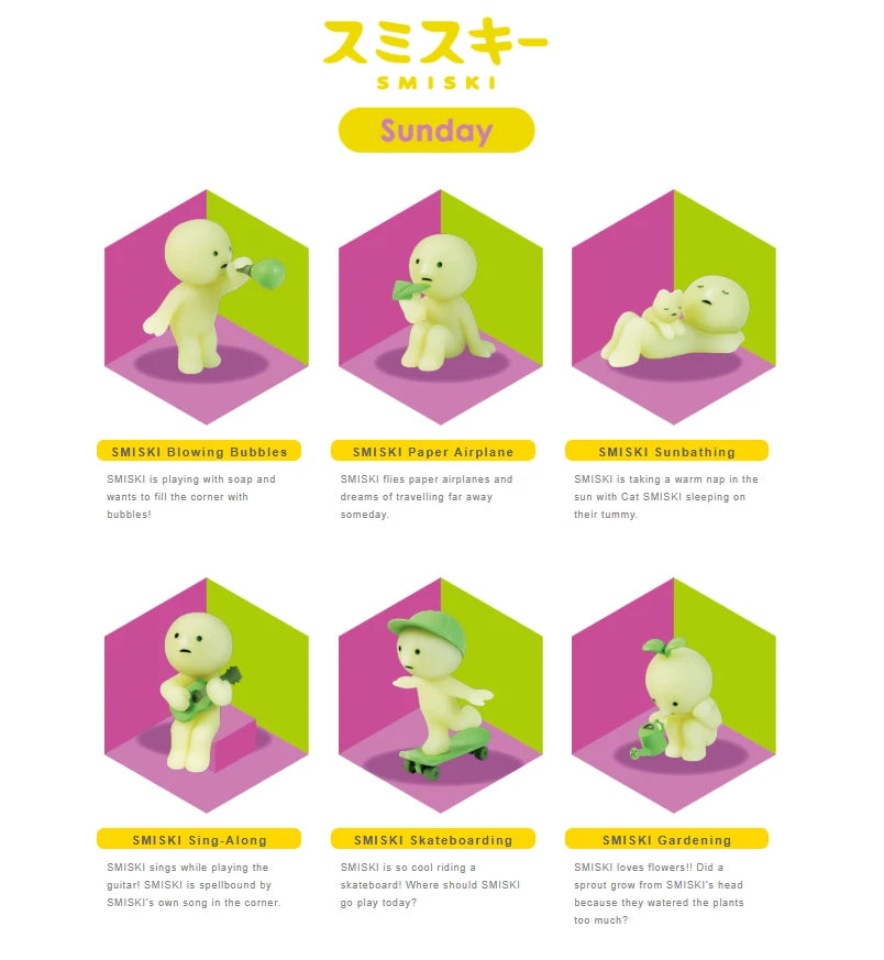 SMISKI Sunday Series – Authentic Blind Box (1 Random Figure)