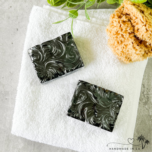 Anti-Acne Soap: Charcoal + Aloe Purifying Facial Bar