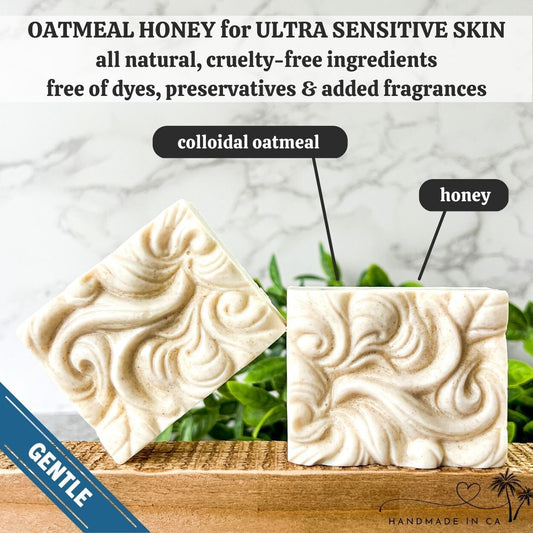 Ultra Gentle Oatmeal + Honey Facial Bar Soap