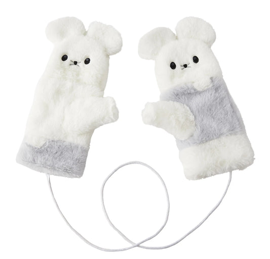 Pokémon Center Japan 2025 — Holiday Blessings Tandemaus Convertible Mittens (Japan-Exclusive)