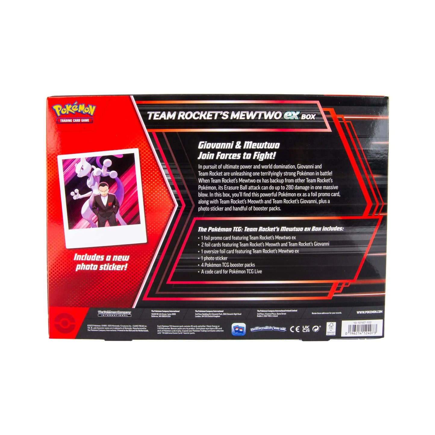 Pokémon Team Rocket’s Mewtwo-EX Box