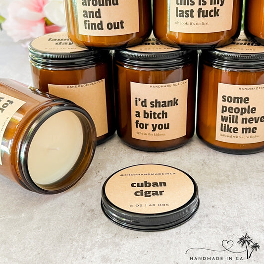 Funny Candles - Hand Poured 100% Soy Wax