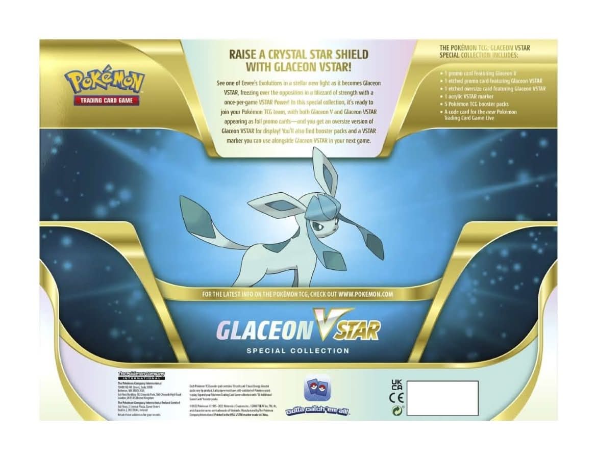 Pokémon TCG Sword and Shield: Glaceon VSTAR Special Collection