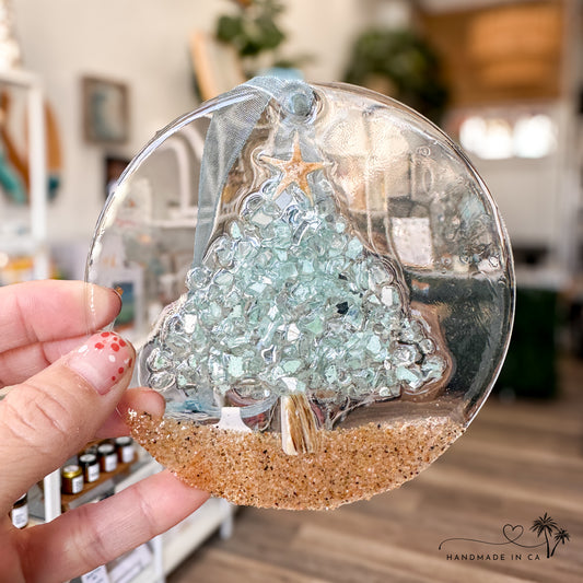 Christmas Tree Coastal Ornament | Suncatcher