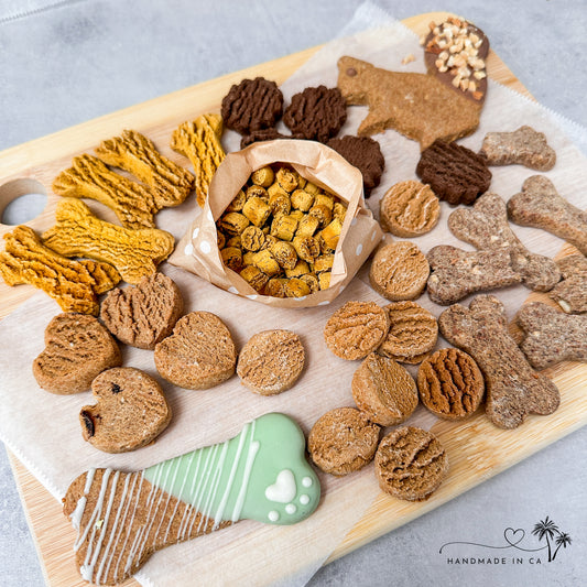 Medium Bark-uterie Board Made with Healthy Hand Baked Dog Treats