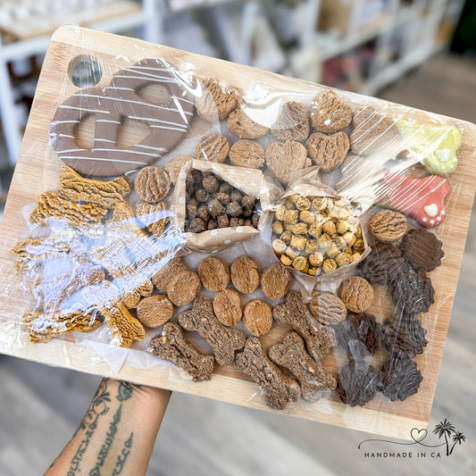 Large Bark-uterie Board Made with Healthy Hand Baked Dog Treats