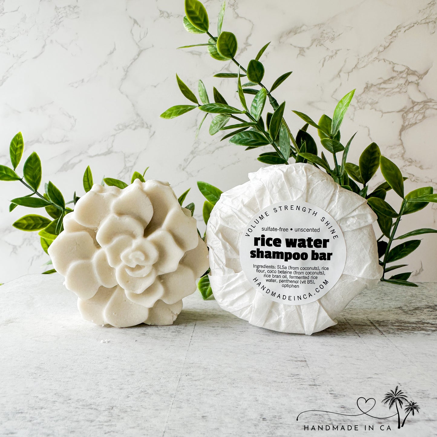 Sulfate Free Rice Water Shampoo Bar