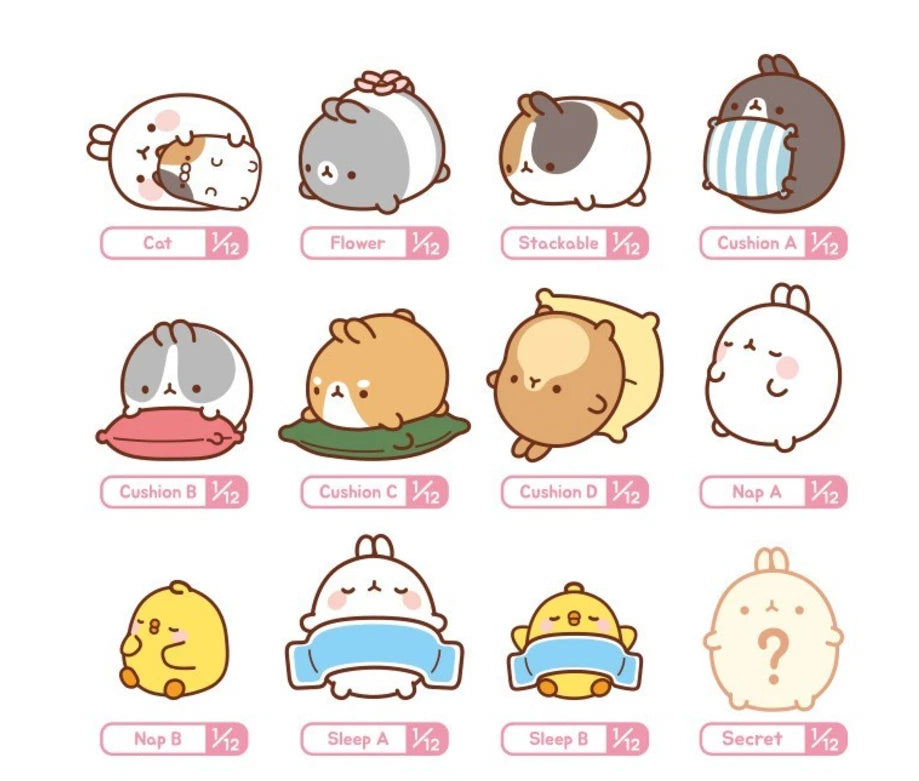 Molang Series 3 – Sleeping Friends (Bedtime) Authentic Blind Box