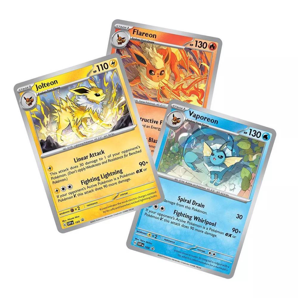 Pokemon Trading Card Game 2025 Scarlet & Violet Prismatic Evolutions Poster Collection